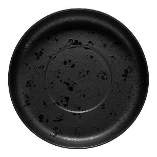 Resonance - Deep round Plate 29cm, black