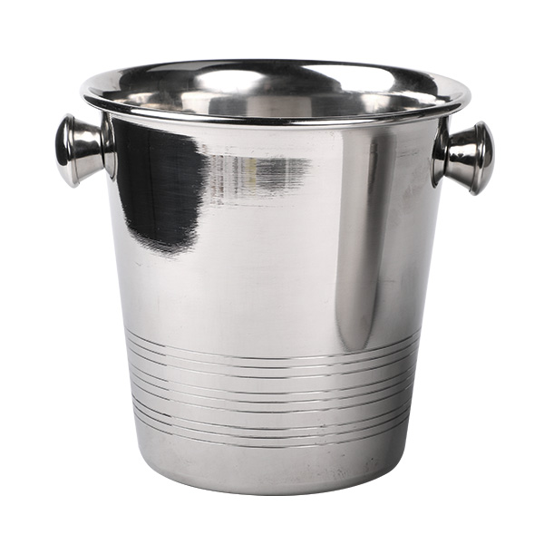 Mini Ice Bucket w/ Handle, Stainless St, Ø14x13cm