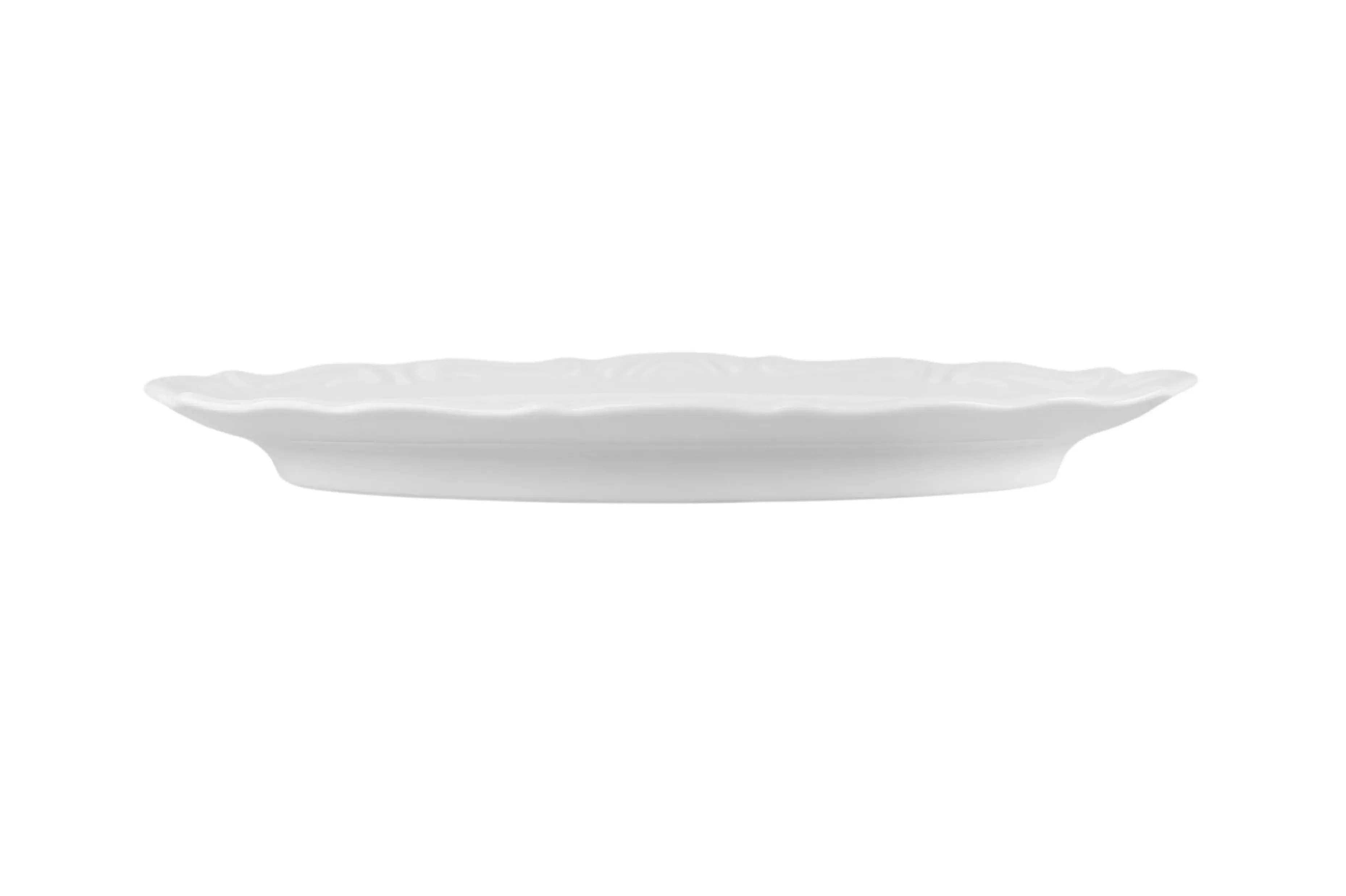 Maria Oval Plate White 35 cm