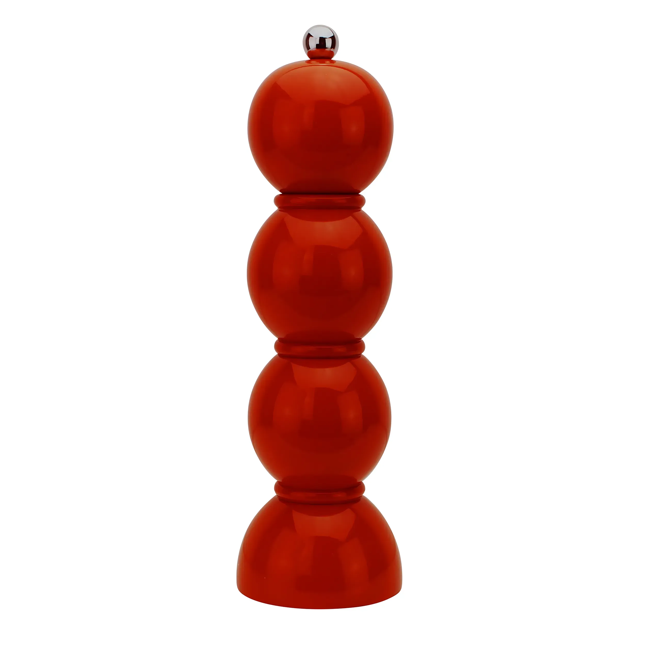 Salt & Pepper Mill "Bobbin", Red, 23,5 cm