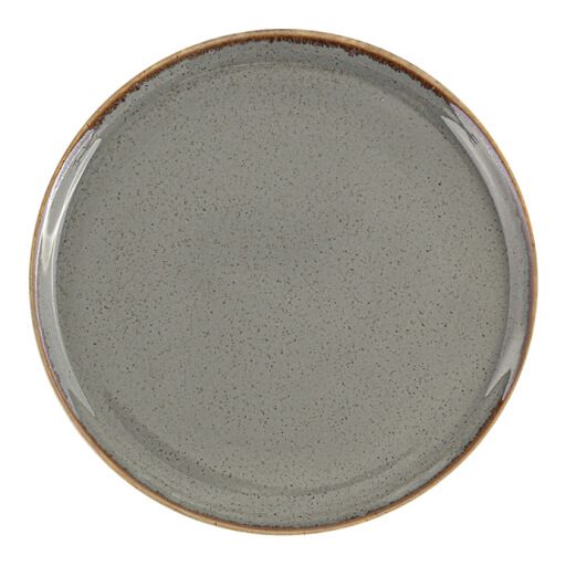 162932 Seasons Dark Grey Flat Plate 32cm