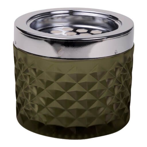 Windaschenbecher Glas matt-grün