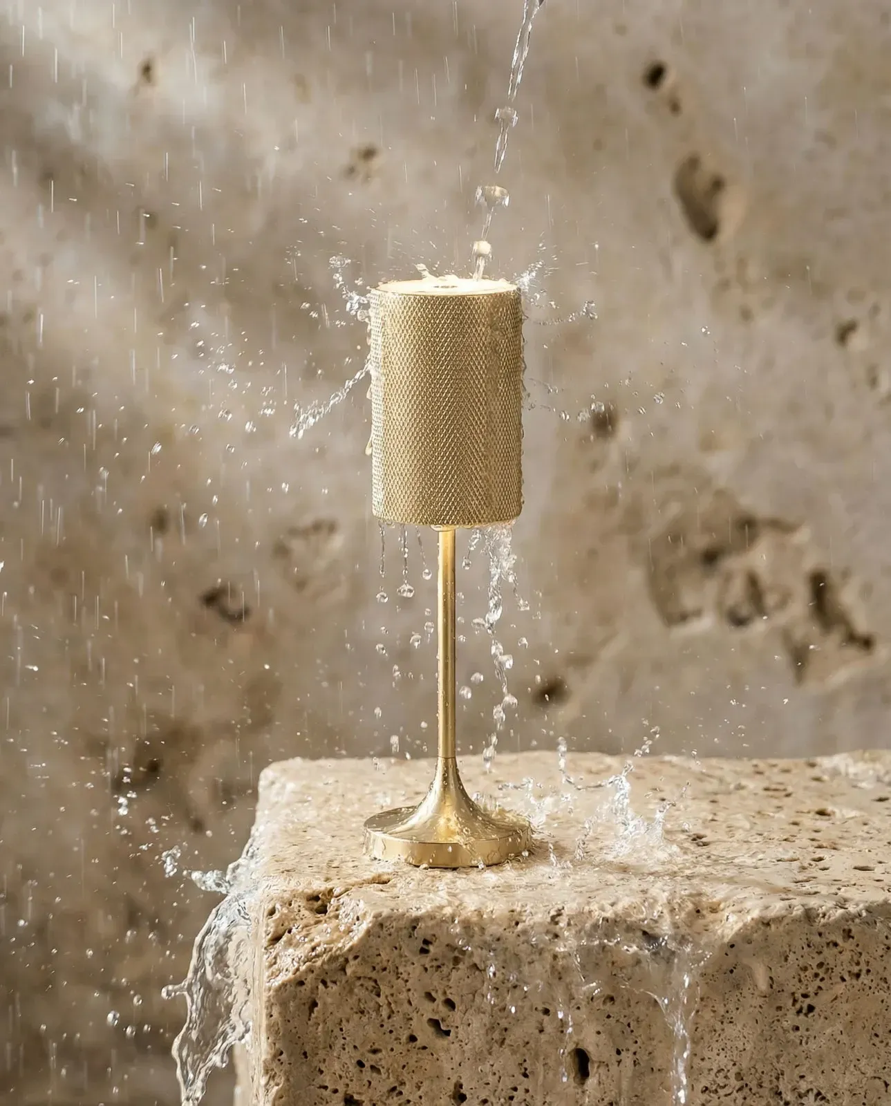 Luce Italia Aurea - Mini Sardinia Oro Rigato, Gold, 20 cm