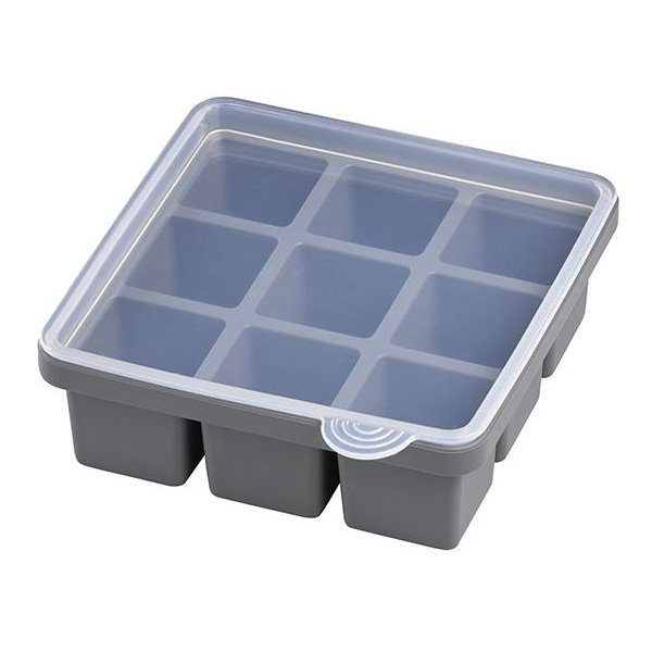 Eiswürfelform mit Deckel, 2er Set - Eiswürfelform mit Deckel, 2er Set -