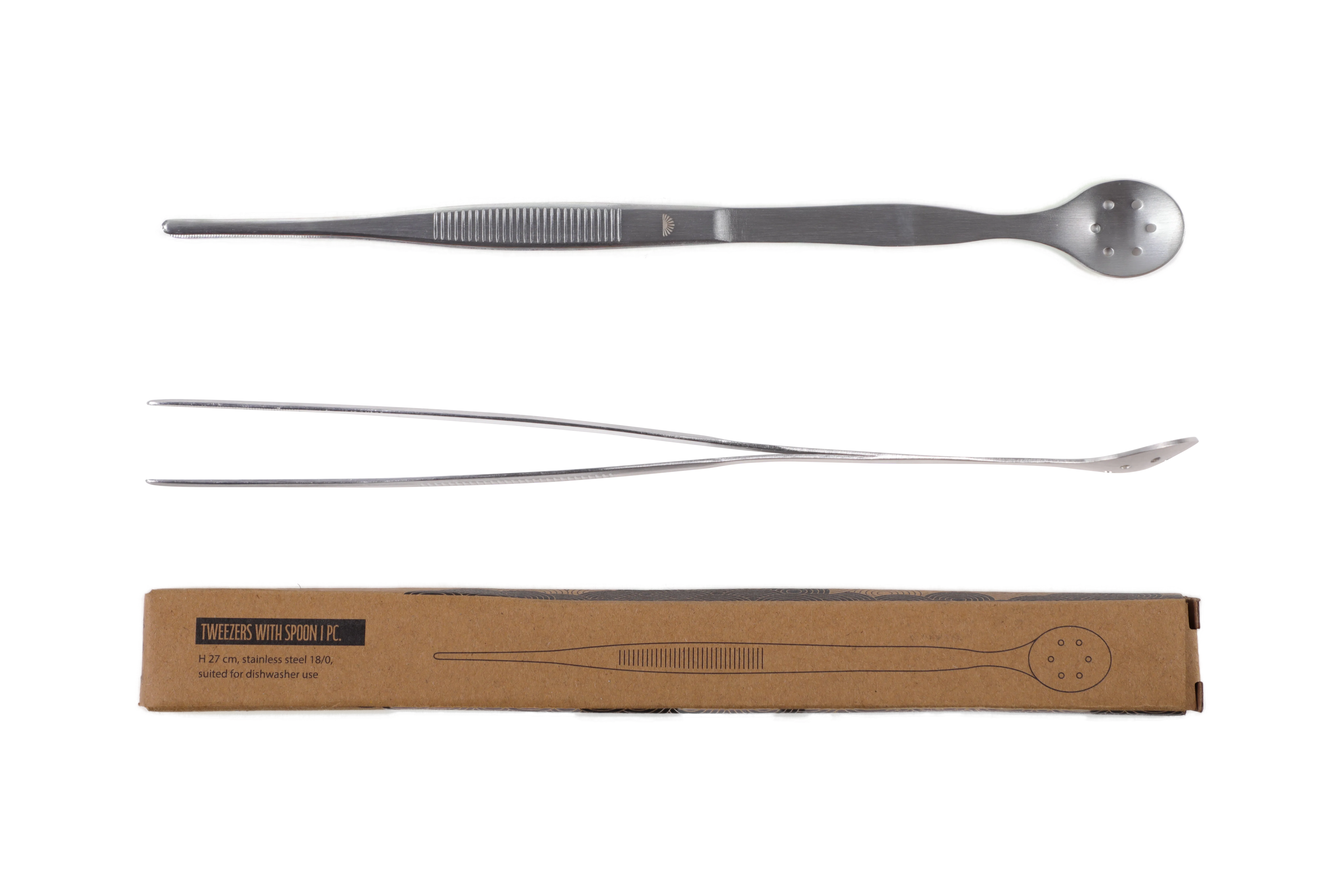 Tweezers with spoon 27 cm