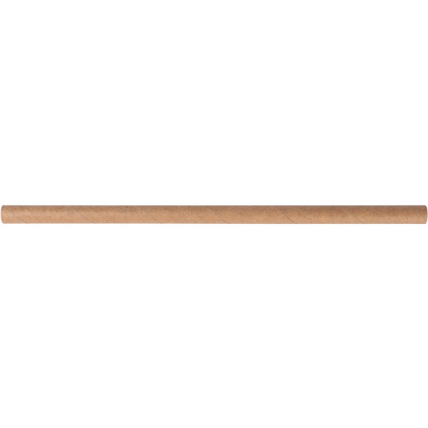 Papier Trinkhalme Beige 8x200mm