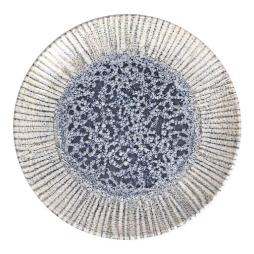 187631 Iris Blue Flat Plate 31cm