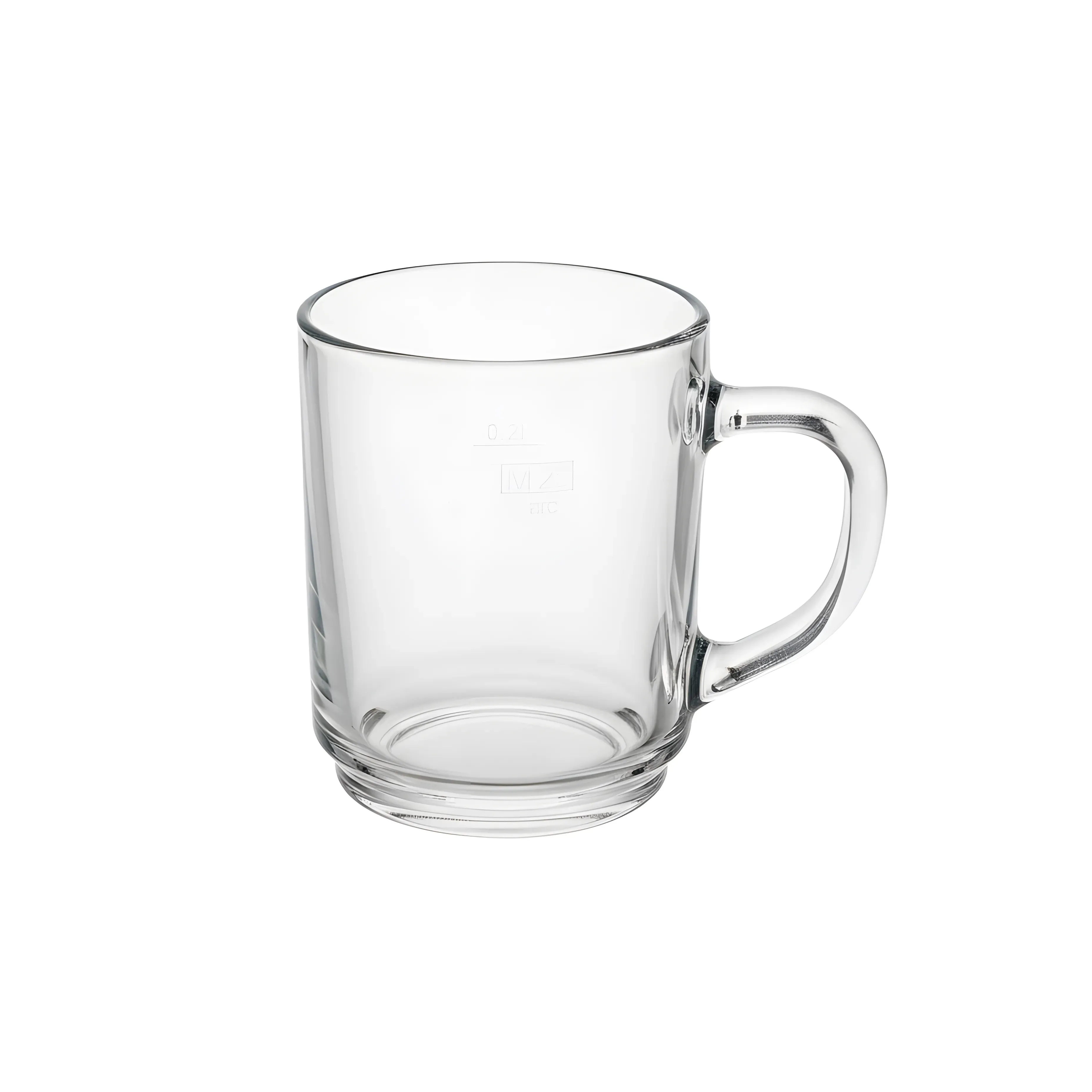 Tee-/Glühweinbecher 250ml, stapelbar, 0,2l Eichung