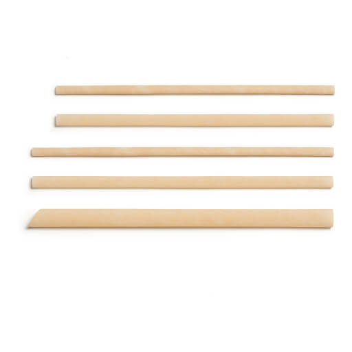 wiederverwendbare ECO Trinkhalme 12x230mm, einzeln verpackt