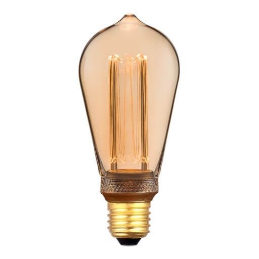 Dimmable LED Lamp 6,4x14,2cm, amber
