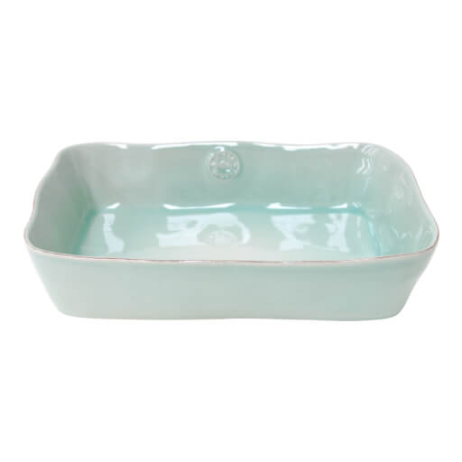 Nova - Rectangular Baker 35cm, turquoise