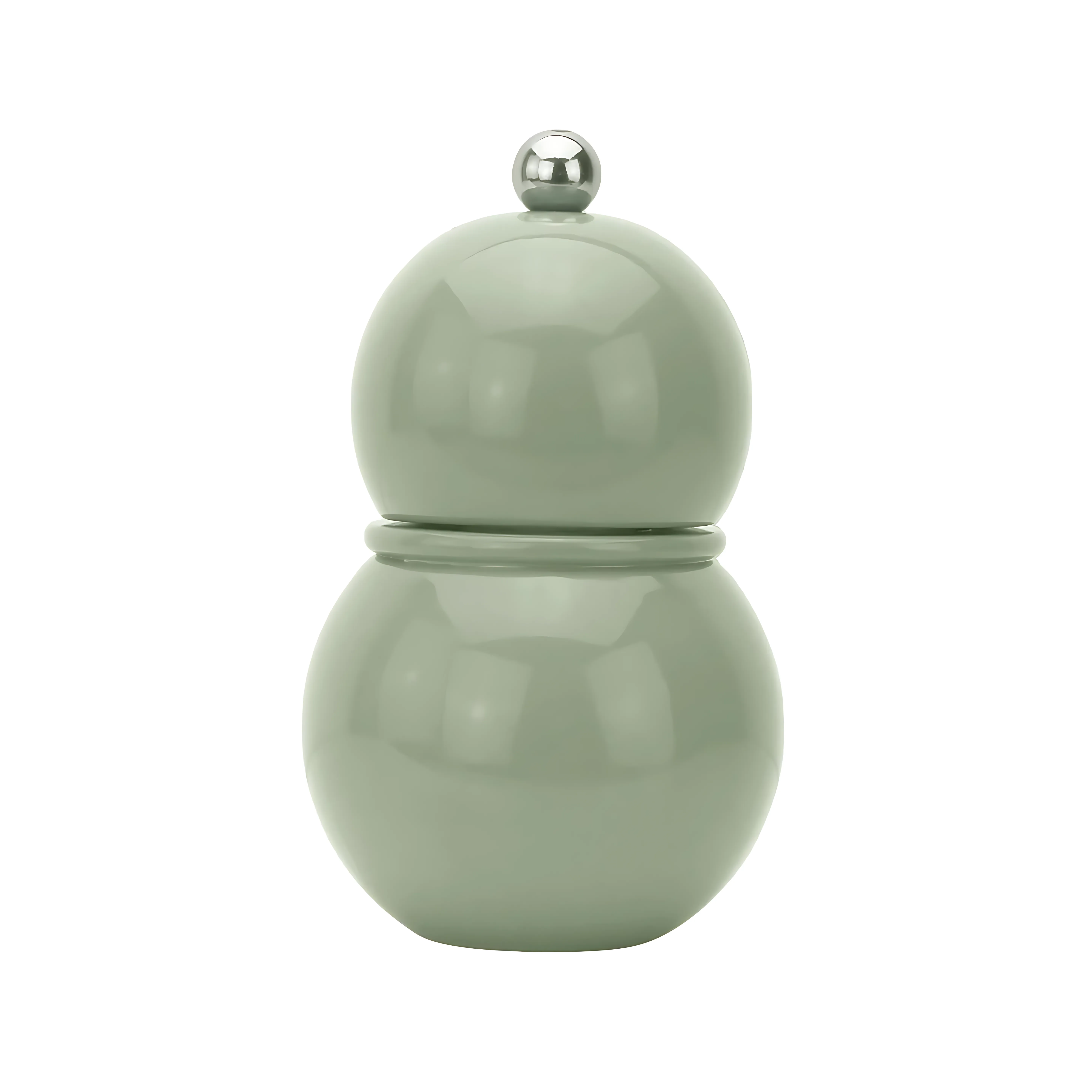 Salt & Pepper Mill, Chubbie, Sage, 12 cm