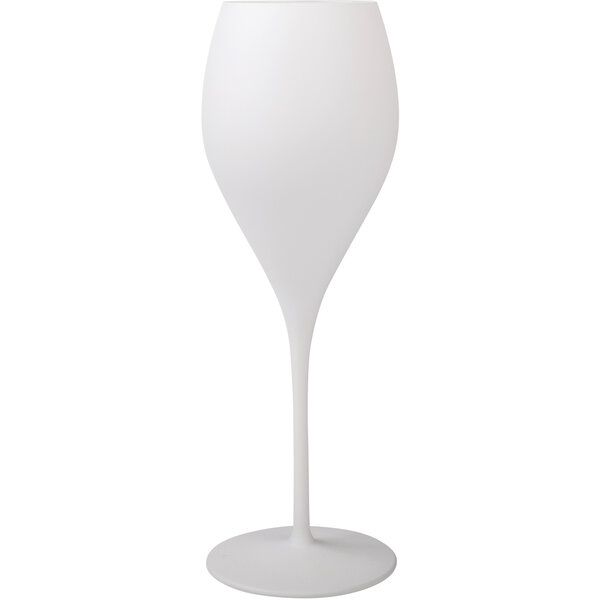 Champagnerglas matt-weiß 343ml