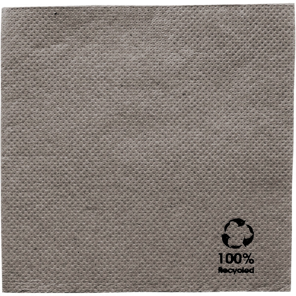 Cocktailservietten, 20x20cm ,1/4, 2lg, 100 Stk, recycled