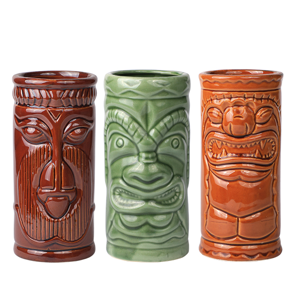 Tiki Set -Khaki/ Green/ Brown 250ml