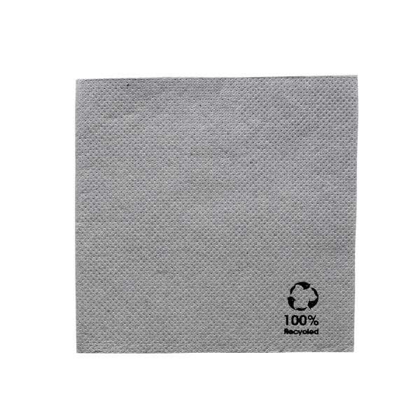 Cocktailservietten, 20x20cm ,1/4, 2lg, 100 Stk, recycled