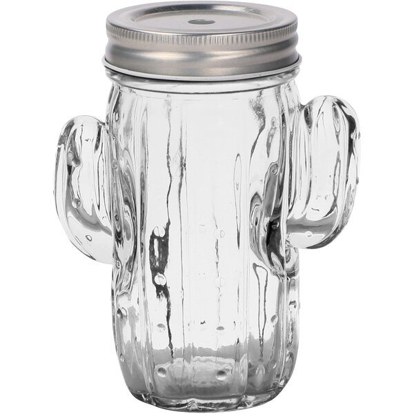 Cactus Drinking Jar 414ml