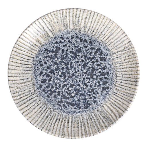 187627 Iris Blue Flat Plate 27cm