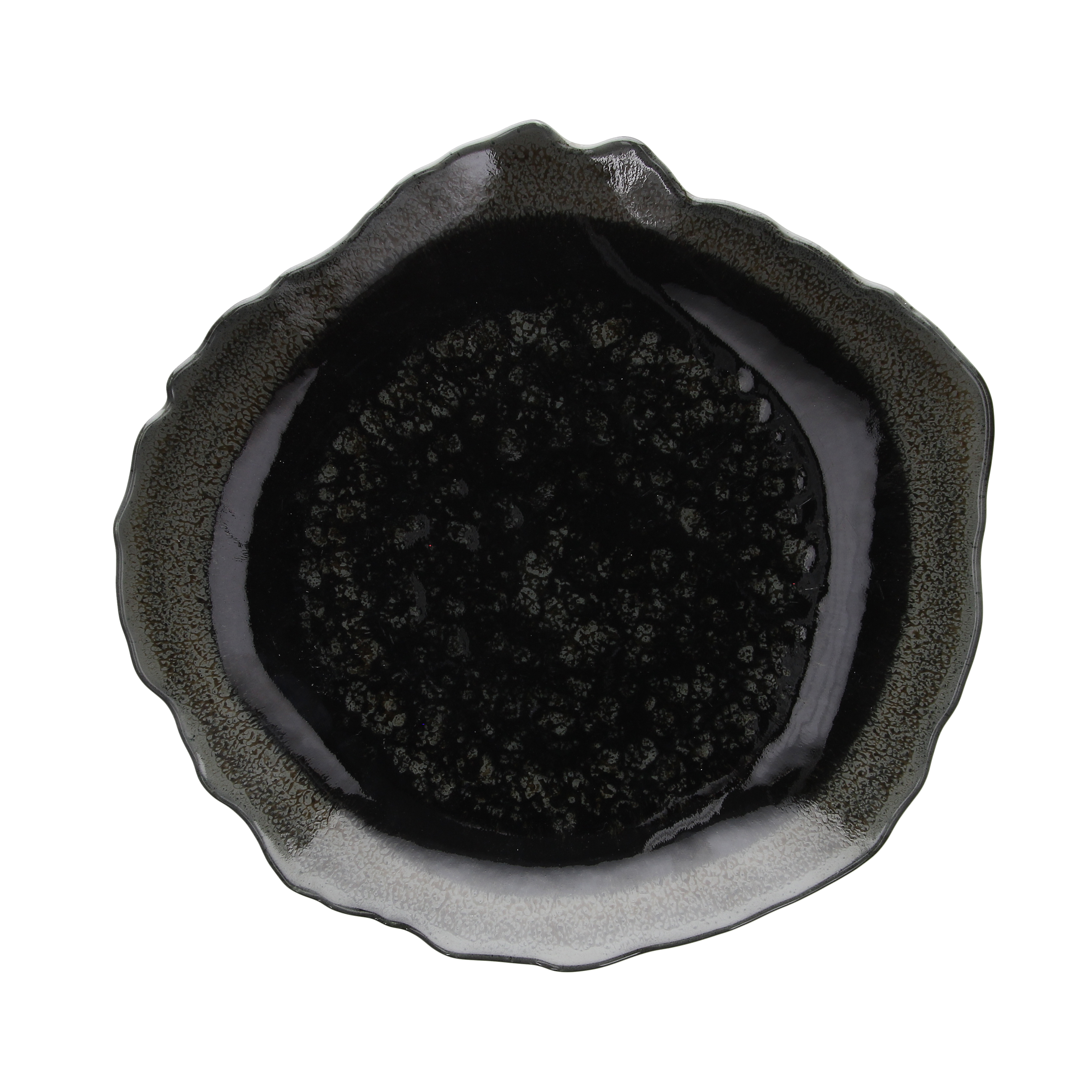 "Reef" Teller, flach, 29x28 cm, Vertigo