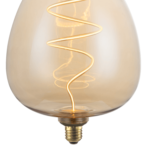 Dimmable Burgeon Lamp 19x24,2cm, amber