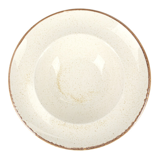 173925 Porland Seasons Beige Deep Plate 26cm