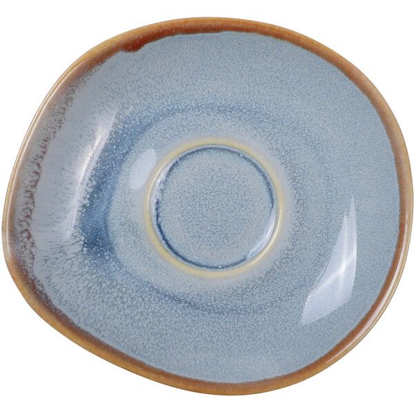 Ming Espressotasse mit Untertasse 80ml, blau
