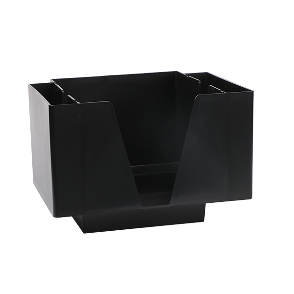 Bar Caddy für Servietten, Seitenfächer, schwarz
