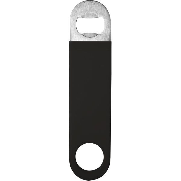 Bottle opener Vinyl coated schwarz