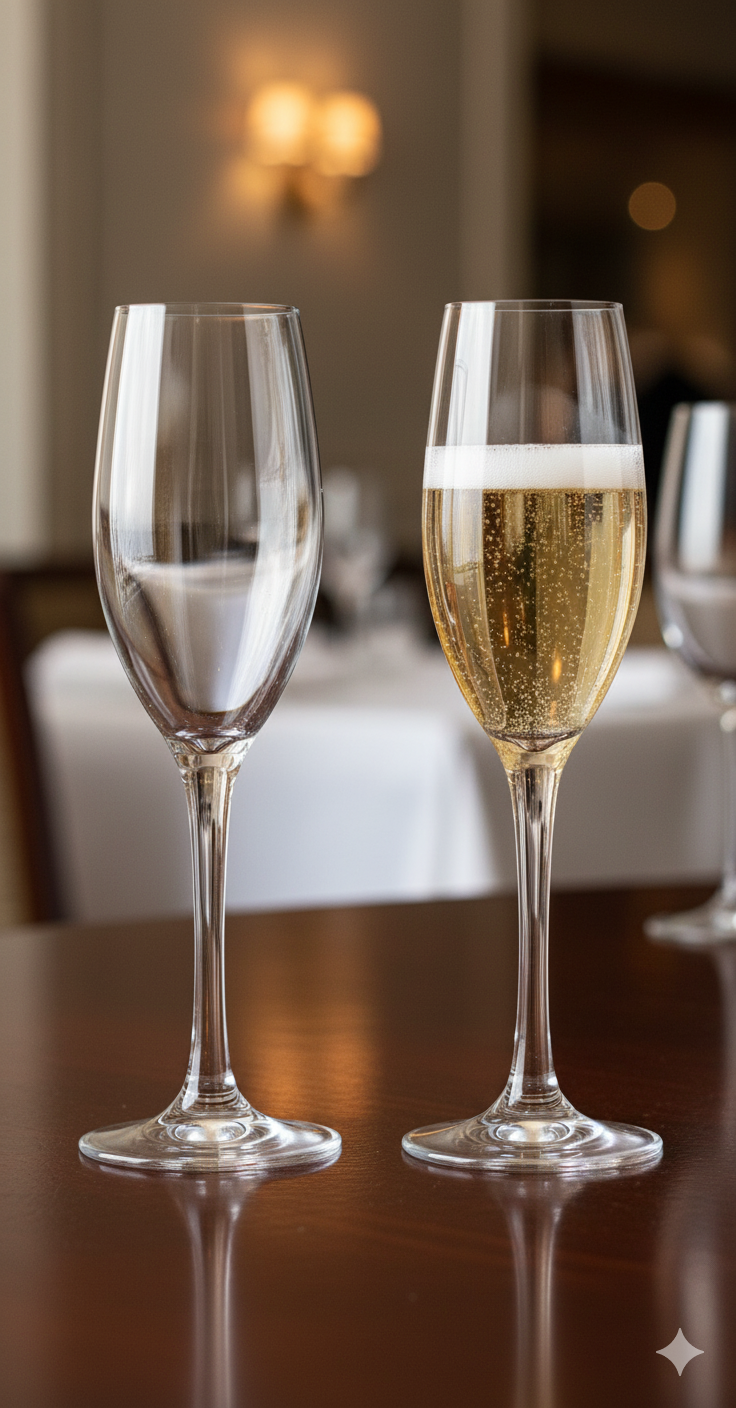 Champagne Flute "Perception", 170 ml