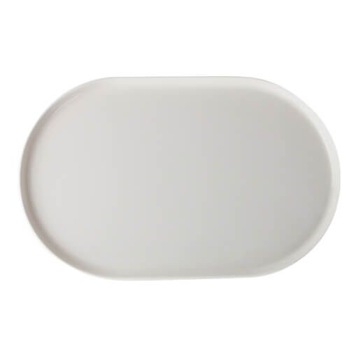 11CP18 Alumilite Chopin Oval Plate 18cm (Bottom Glazed)