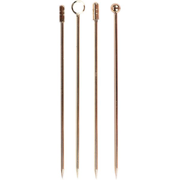Cocktail Pick Gold 4er Set