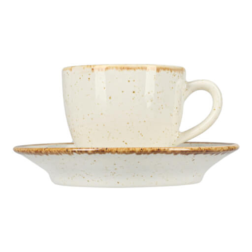 212109 Seasons Beige Coffee Cup&Saucer 80Cc