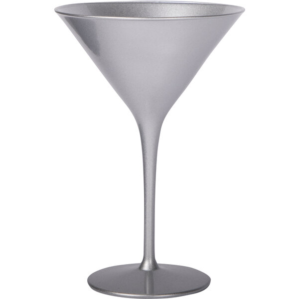 Cocktailschale Glas Silber 240 ml