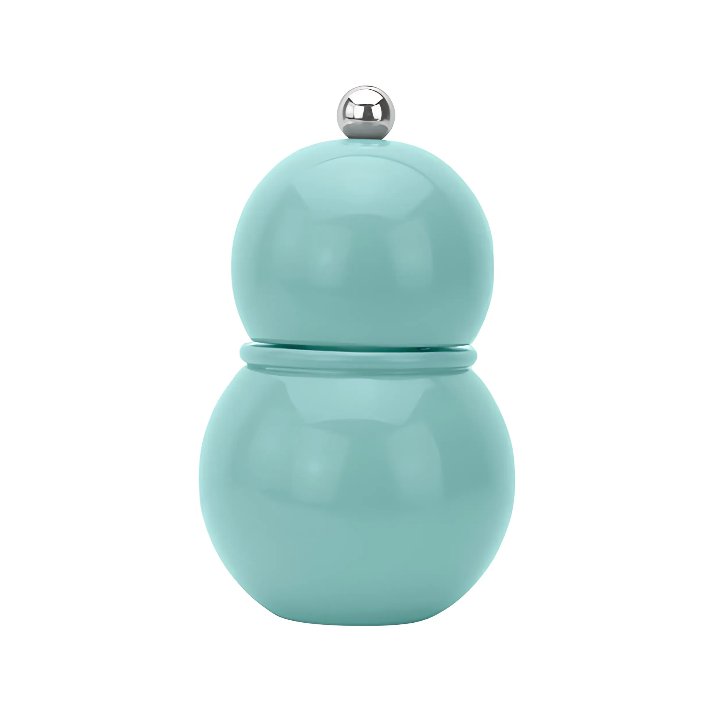 Salt & Pepper Mill "Chubbie", Eau de Nil, 12 cm