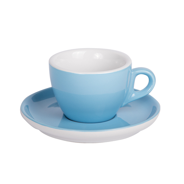 Kaffee Tasse mit Untertasse 160ml Blau 283C