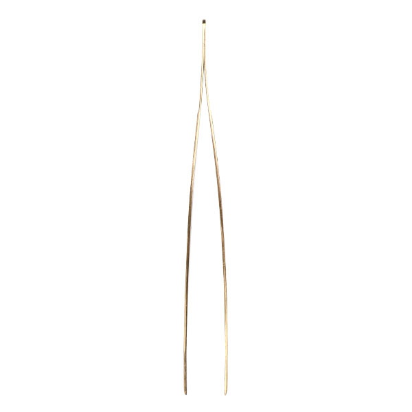 Tweezers 25cm, S/S with gold plating