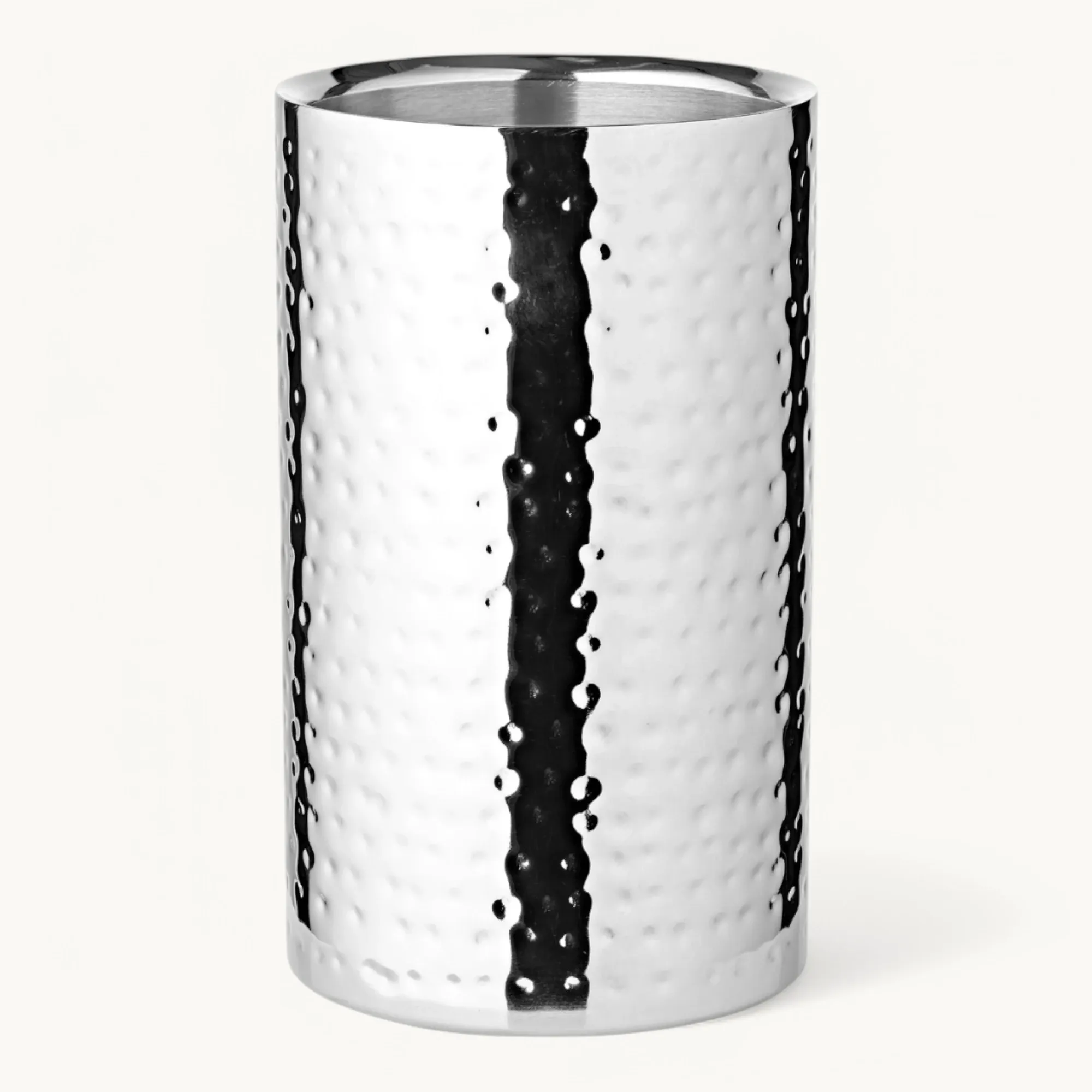 Hammered Stainless Steel Bottle Cooler "Nebraska"