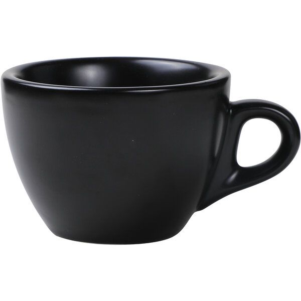 Kaffee Tasse, schwarz, 165 ml