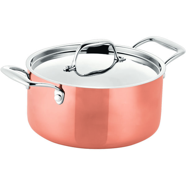 Bratentopf mit Deckel Copper 3Ply, Ø 20 cm