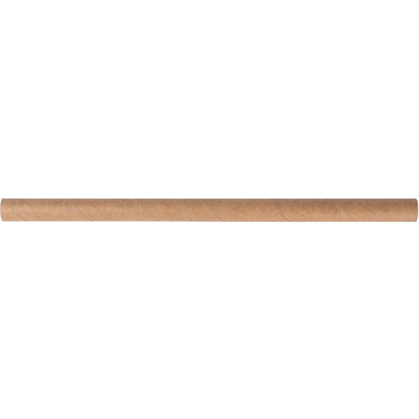 Papier Trinkhalme Beige 8x150mm