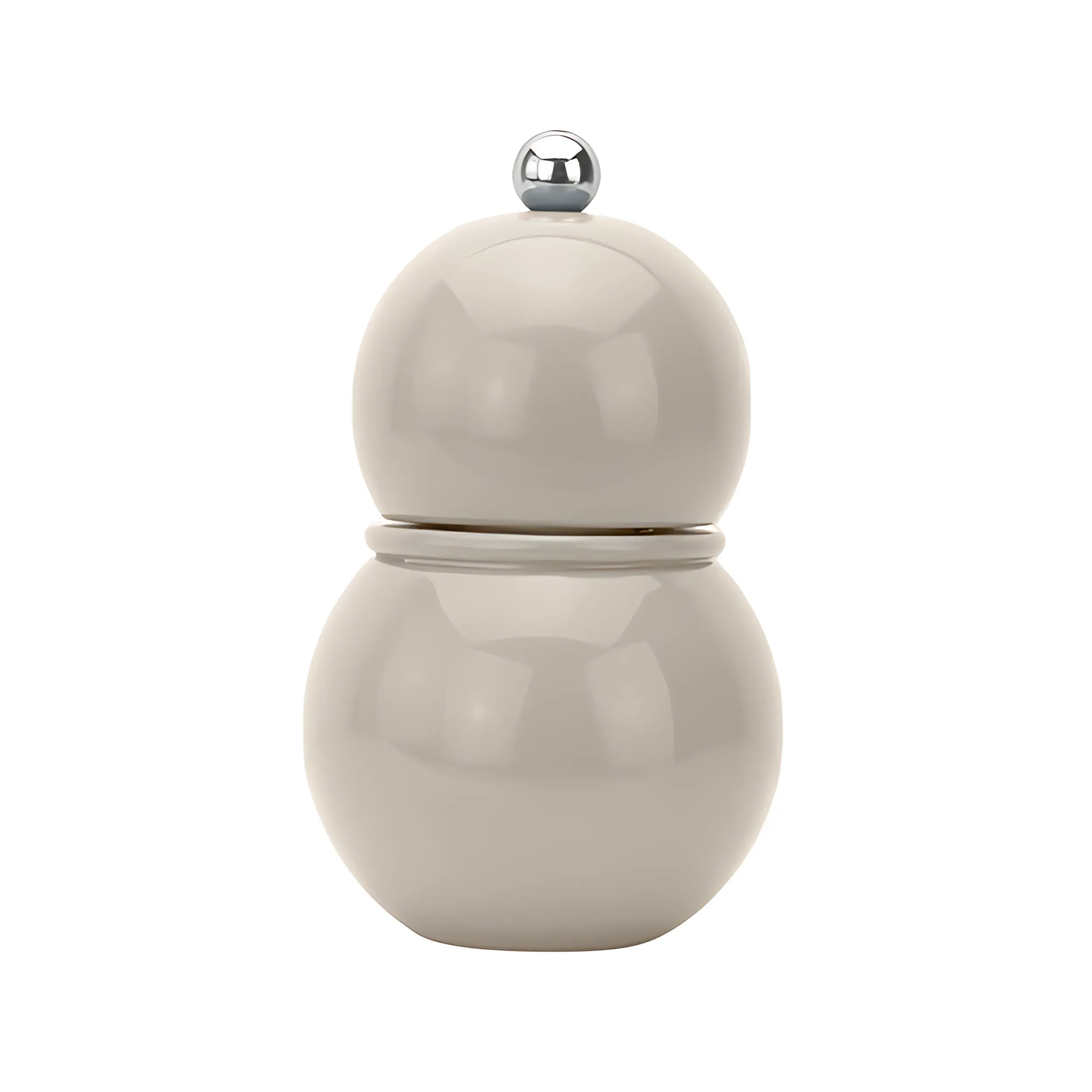 Salt & Pepper Mill "Chubbie", Cappuccino, 12 cm