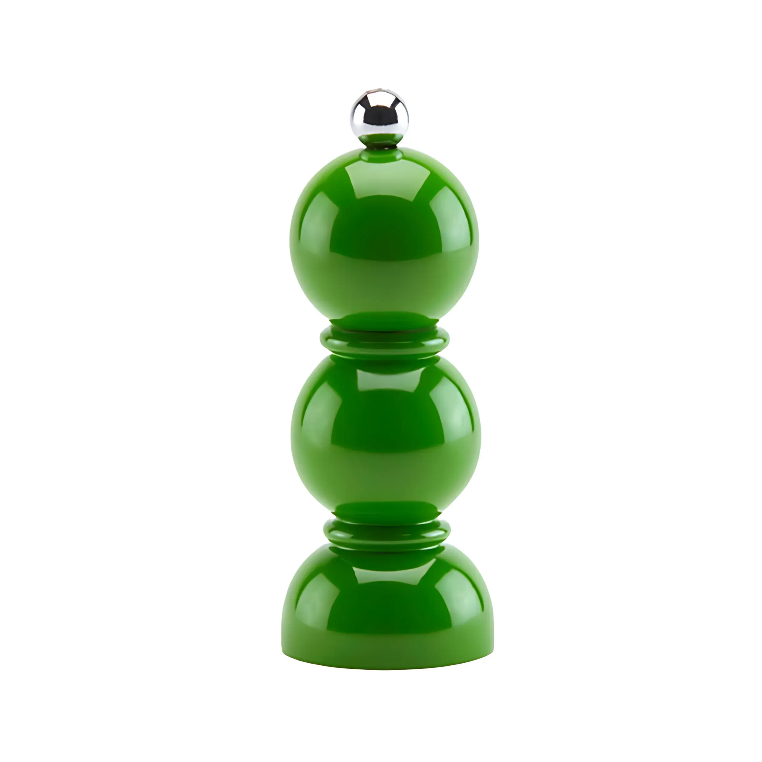Salt & Pepper Mill "Mini Bob", Leaf Green, 14 cm