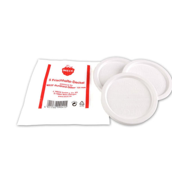 Frischhaltedeckel Ø 12 cm weiß RR120