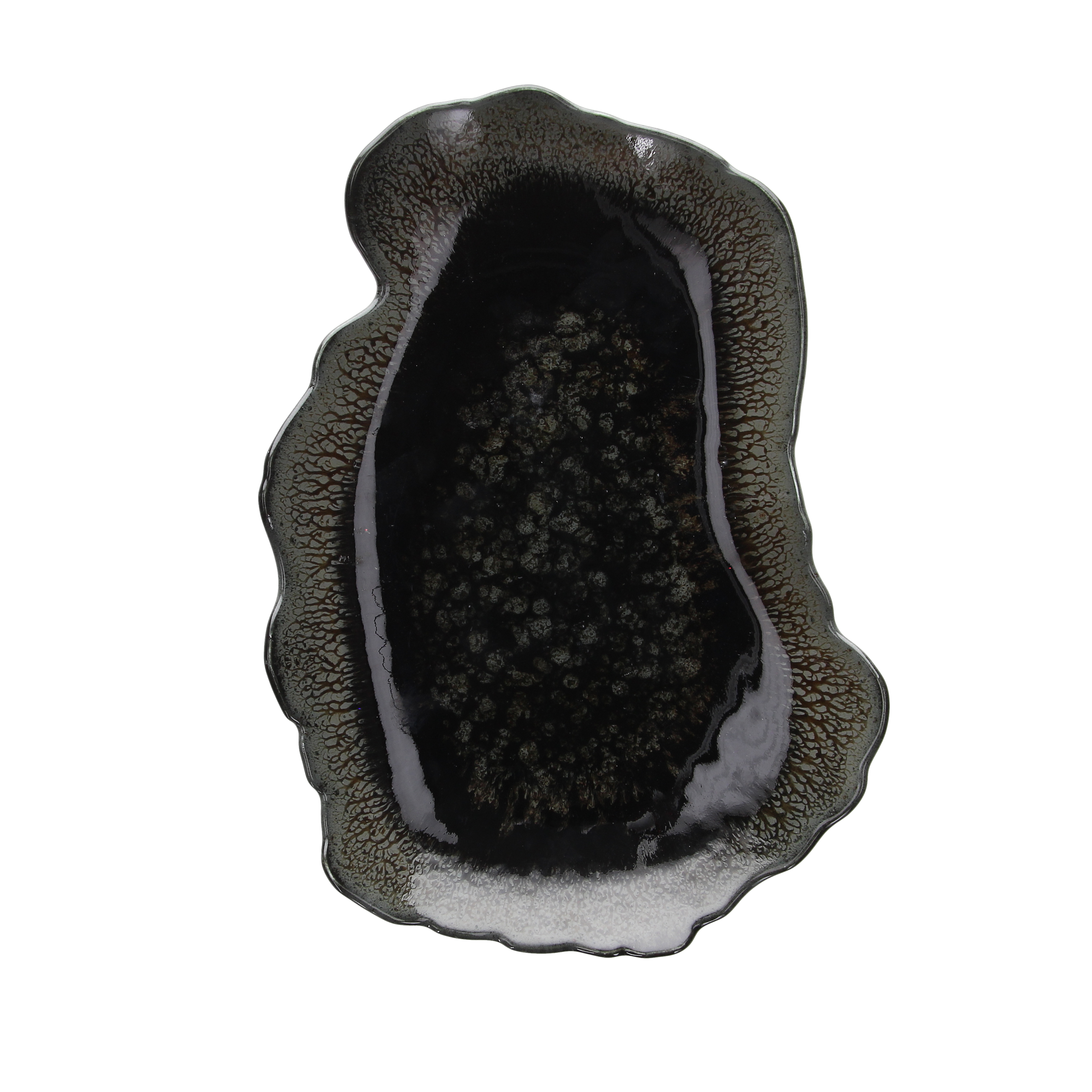 "Reef" Oval Teller, 30x20 cm, Vertigo