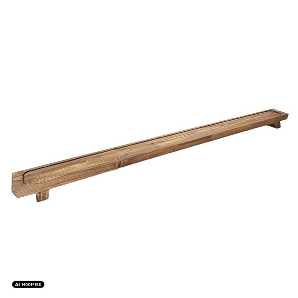 Schälchenbrett aus Fichten-Holz, wallnuss gebeizt