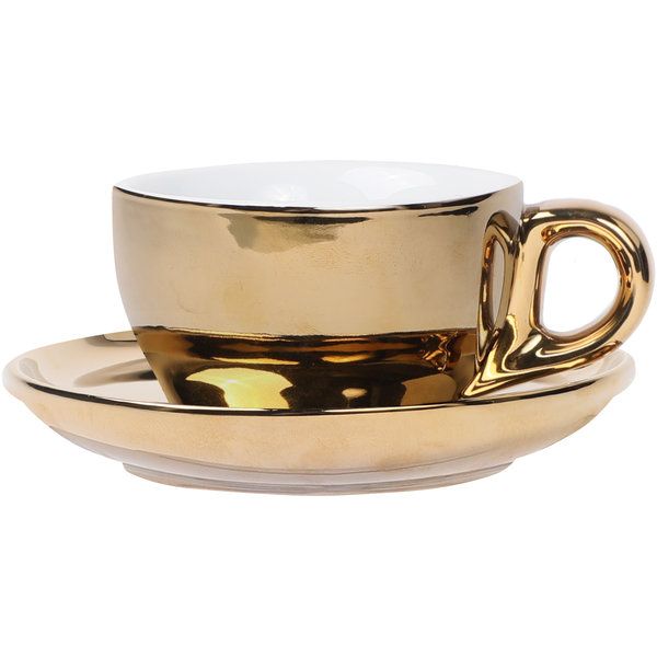 Cappuccino Set Gold, 200ml-15,2cm