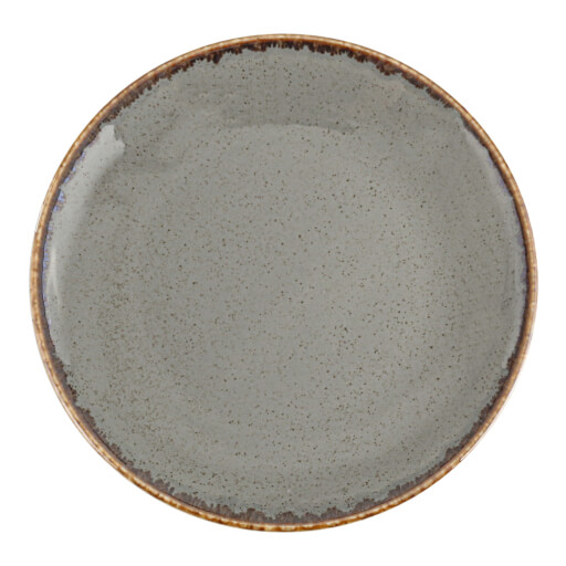 187630 Seasons Dark Grey Flat Plate 30cm 