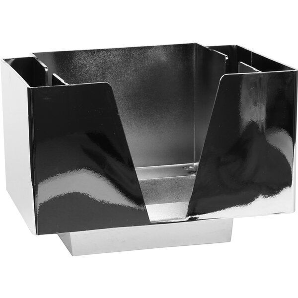 Bar Caddy für Servietten, Seitenfächer, chrome