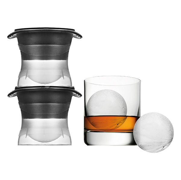 XXXL Ice Ball Maker 2er-Set aus Silikon