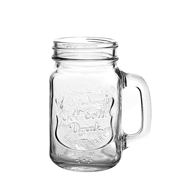 Drinking Jar mit Motiv 473ml